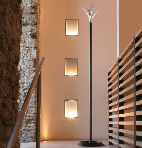 Cabideiro de piso - BATTISTA - Caimi Brevetti SpA - contemporâneo / em aço inoxidável / em alumínio