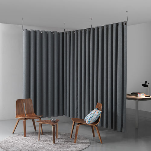 Divisória de ambiente em tecido acústico - CLASP  - Caimi Brevetti SpA - suspensa / para ambiente interno