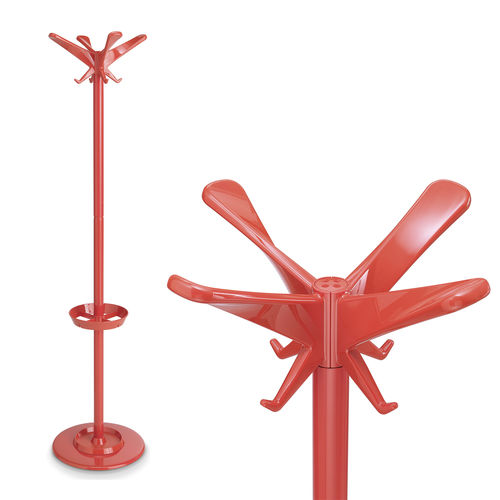 Cabideiro de piso - SWING  - Caimi Brevetti SpA - contemporâneo / em aço pintado / em material plástico