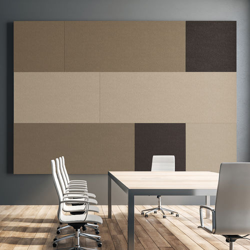 Painel de absorção acústica de parede - Snowcustom - Caimi Brevetti SpA - para teto / em tecido / em fibra de poliéster