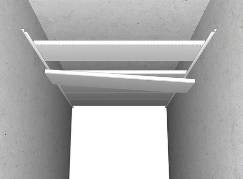 Forro em aço galvanizado - PM4 - Plafometal - em painéis / para entrada / para ambiente interno