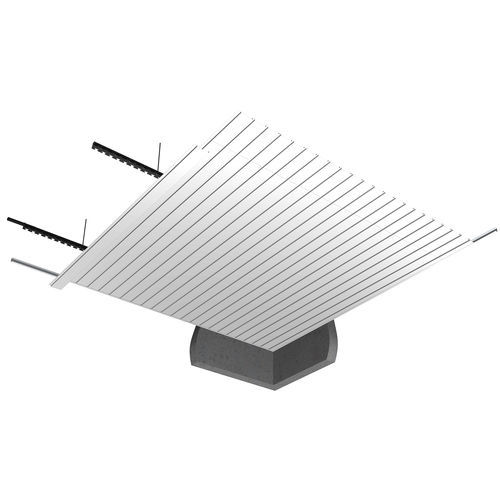 Forro em alumínio - TYPE F - Plafometal - em réguas / para ambiente externo / resistente ao fogo