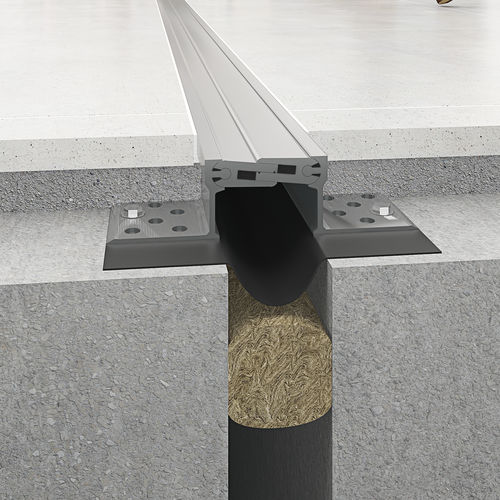 Junta de dilatação em alumínio extrudado - NOVOJUNTA PRO® METAL 60 - EMAC - para piso / transitável / para peões