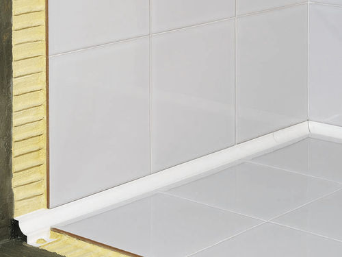 Terminal de acabamento em PVC - NOVOESCOCIA® 5 PVC - EMAC - para revestimento cerâmico / para ângulo interno