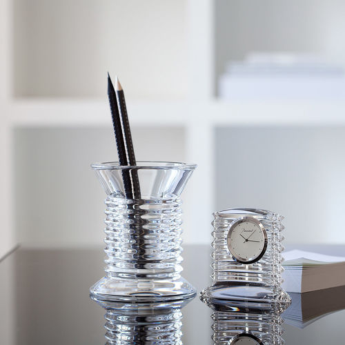 Relógio minimalista - LALANDE - Baccarat - de mesa / analógico / em cristal