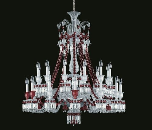 Lustre contemporâneo - ZENITH   - Baccarat - em cristal / da linha comercial / candelabro