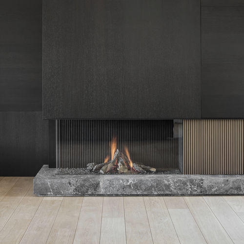 Lareira a gás - AVENUE GAS HIGH EFFICIENCY - Metalfire Architectural fireplaces - de embutir / de canto / fechada
