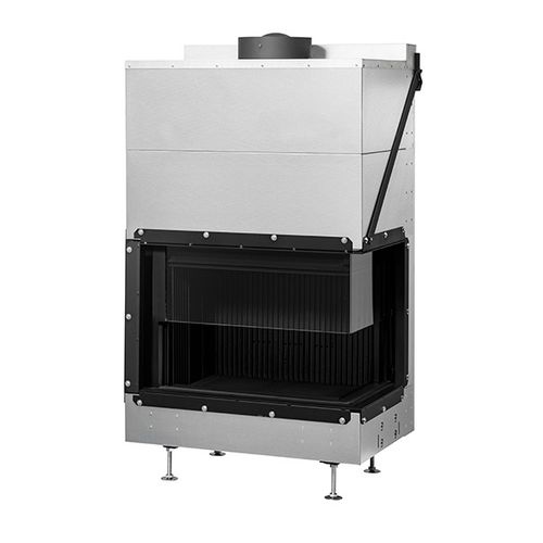 Lareira a lenha - ULTIME D MF 800-50 WHE 2S V20 - Metalfire Architectural fireplaces - de embutir / de piso / de canto
