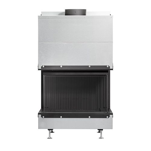 Lareira a lenha - ULTIME D MF 800-50 WHE 3S V20 - Metalfire Architectural fireplaces - de embutir / de piso / com 3 faces