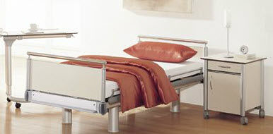 Cama hospitalar - 3082 K - Völker - contemporânea / metálica
