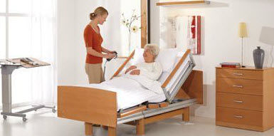 Cama hospitalar - 3082 VIS-A-VIS - Völker - contemporânea / em madeira