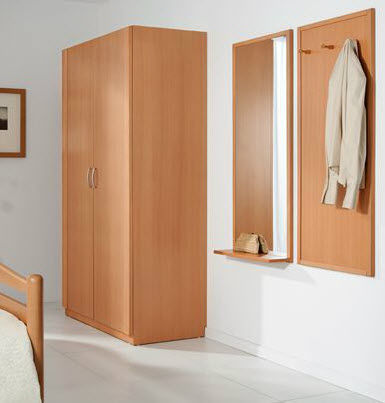 Guarda-roupa contemporâneo - Völker - em madeira / com portas de abrir / para estabelecimento de saúde