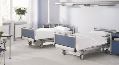 Cama hospitalar - S 962-2W - Völker - contemporânea / metálica