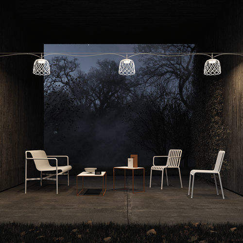 Iluminação em cabo de LED - 107.93 - GIBAS - redonda / em tela / para ambiente interno