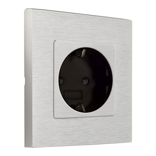 Tomada elétrica - GERMAN  - FEDE Switch & Light - de parede / de embutir / metálica