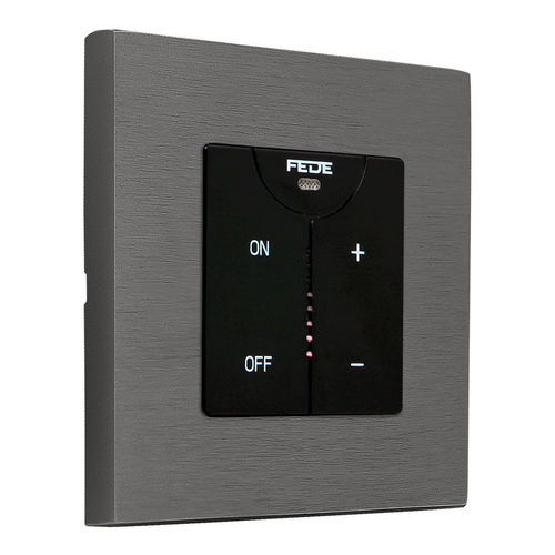Interruptor dimmer Touch - FEDE Switch & Light - de embutir / metálico / contemporâneo