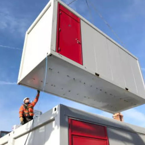 Cabine pré-fabricada de uso técnico - FIREFLEX - Algeco - de uso previsto para escritório / de dois andares