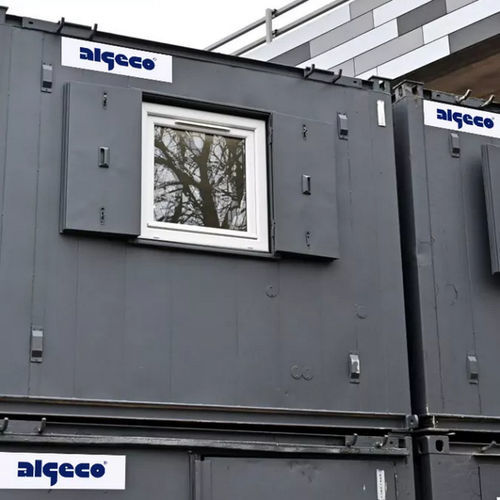 Construção em contêiner da linha comercial - Algeco - modular / reutilizável / em aço galvanizado