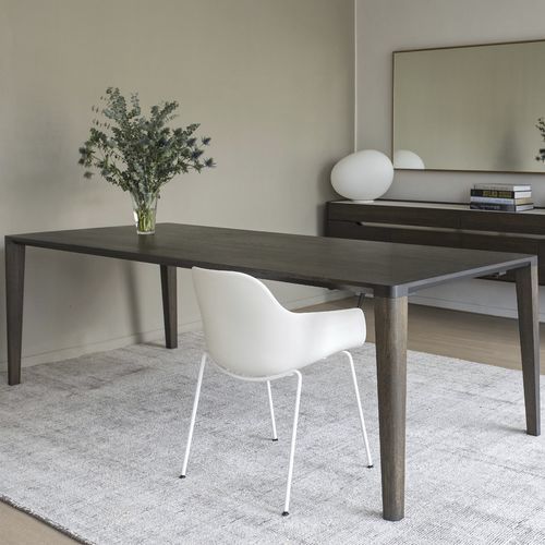 Mesa de jantar contemporânea - KA - JAVORINA - em carvalho / em nogueira / em madeira maciça