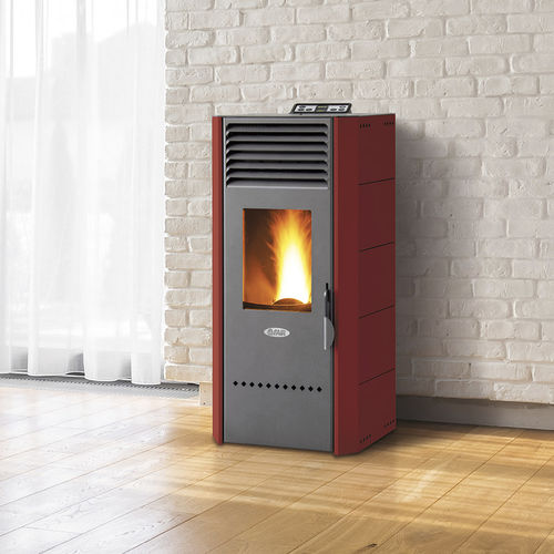 Salamandra a pellets - BIO100 - FAIR srl - 0–5 kW / 5 kW–10 kW / de instalação livre