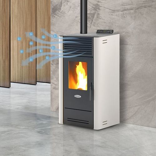 Salamandra a pellets - BIO80AH - FAIR srl - 0–5 kW / 5 kW–10 kW / de instalação livre