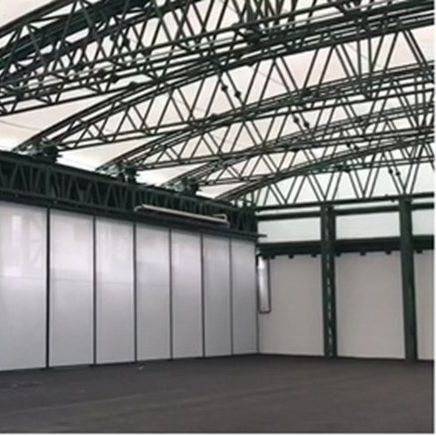 Sistema de cobertura em aço - FOLDING - Tensaform - modular / curvo / de perfis metálicos