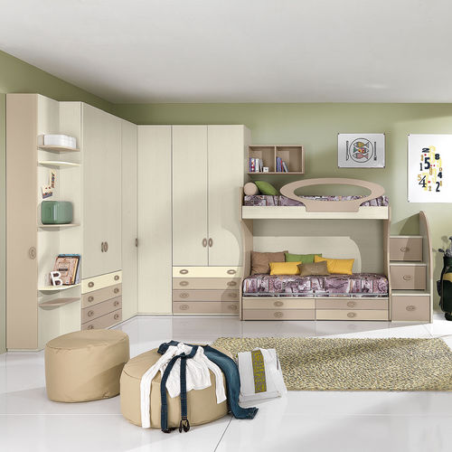 Quarto infantil branco - CM07 - GIESSEGI - em madeira / unissexo