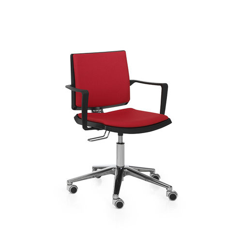 Cadeira de escritório contemporânea - ATENEA - DILEOFFICE - para ambiente interno / em tecido / em material plástico