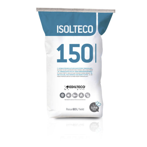 Reboco impermeabilizante - ISOLTECO 150 - EDILTECO Group - isolante / para a construção / para parede