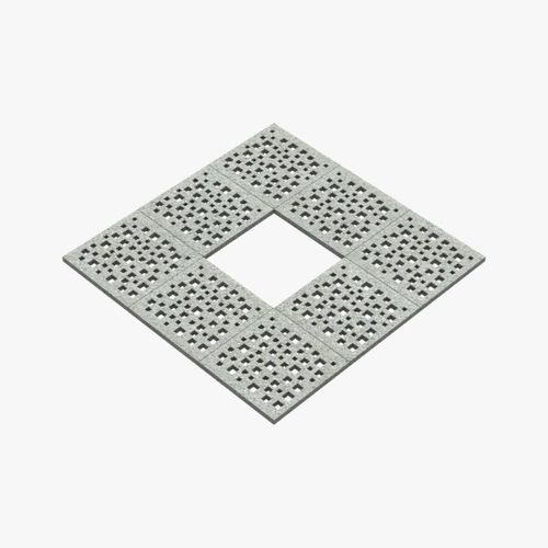 Grelha arvoreira quadrada - STARCUT 1200 /  MOSAIC / PEBBLE HOLE - Jonite Private Limited - retangular / em pedra