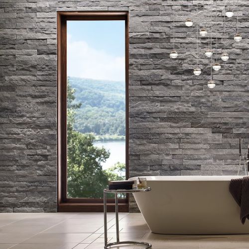 Revestimento de parede em pedra - LEDGECUT33® - Eldorado Stone - para ambiente interno / para área externa / colado