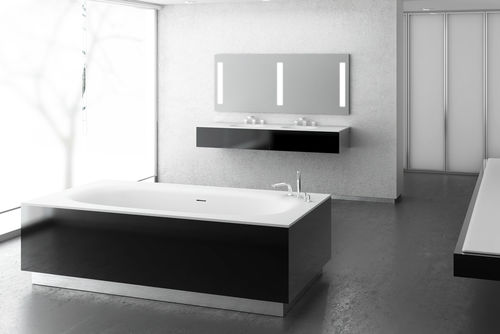 Banheira freestanding - BETA FUSION - HIDROBOX by absara - em Solid Surface / de hidromassagem / para cromoterapia