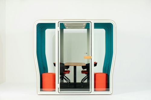 Cabine de concentração e privacidade acústica - BuzziNest Room - BuzziSpace - para reuniões / em feltro / em laminado