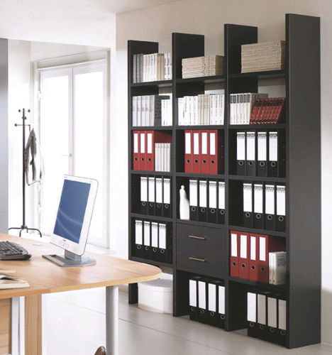 Livreiro contemporâneo - EASY OFFICE - RÖHR-Bush - para escritório / em madeira / preto