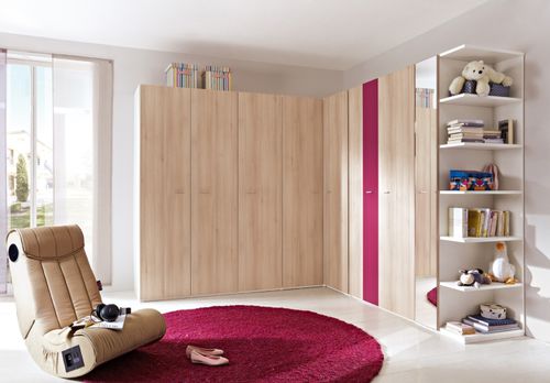 Guarda-roupa de canto - IT´S.CLASSIC - RÖHR-Bush - contemporâneo / em madeira / com portas de abrir