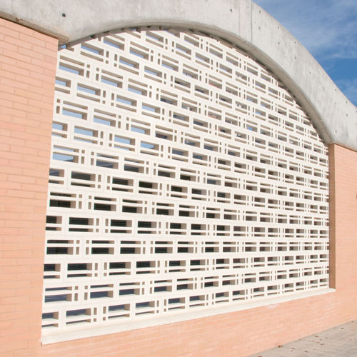 Elemento vazado em concreto pré-fabricado - PAULA - Verniprens - de jardim / para pátio