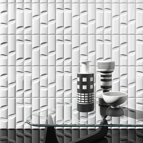 Placas de revestimento em cerâmica - VOLUME - Ceramica Bardelli - brilhante / 3D / para ambiente interno