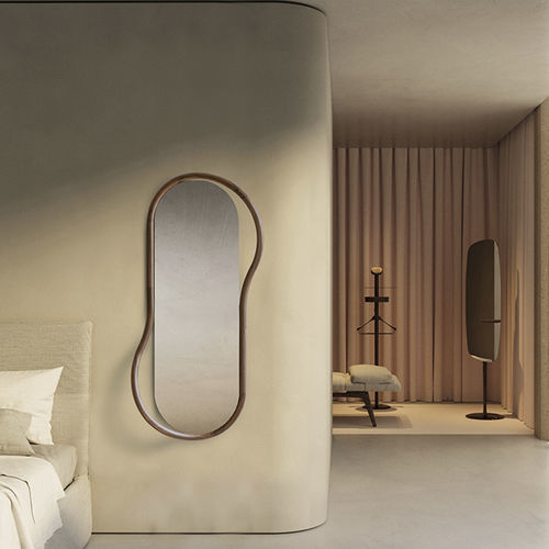Espelho de parede - UNUT - NOMON - contemporâneo / redondo / oval