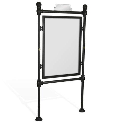 Painel informativo para ambiente externo - GOTICO 196 - DIMCAR s.r.l. - publicitário / em ferro fundido / em aço galvanizado