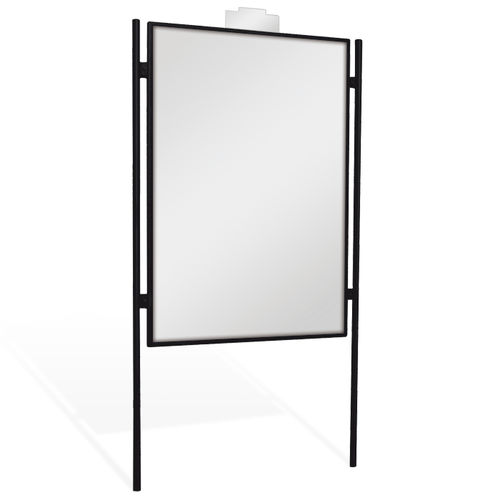 Painel informativo para ambiente externo - VISUAL 215 - DIMCAR s.r.l. - publicitário / em aço galvanizado