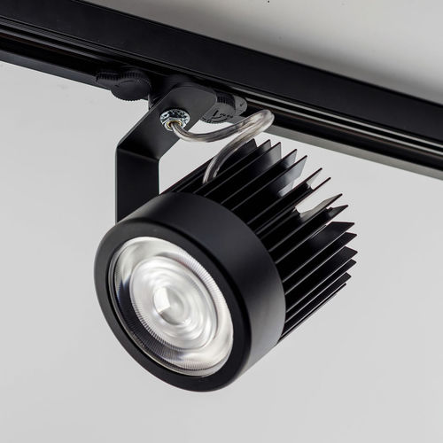 Spot de trilho de LED - REA - led luce dintorni srl - redondo / em alumínio anodizado / em policarbonato