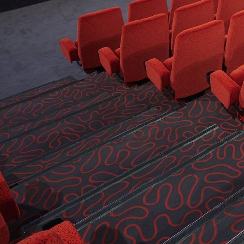 Revestimento de piso sintético - kleslo - para ambiente interno / para o setor terciário / em rolo