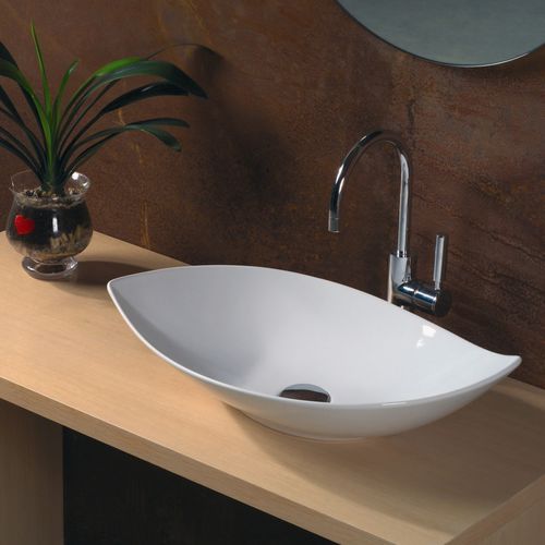 Cuba de apoio - LVO - Ws Bath Collections - em cerâmica / orgânico / contemporânea
