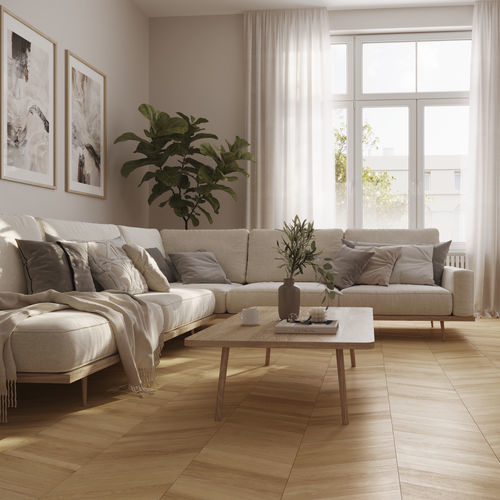 Piso laminado em madeira - FIELD - Swiss Krono / GRAND selection - flutuante / efeito de madeira / da linha residencial