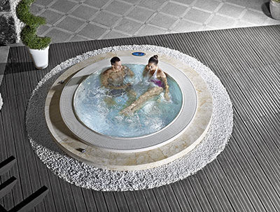 Spa de embutir - VIENNE - PISCINES MAGILINE - circular / de 6 lugares / da linha residencial