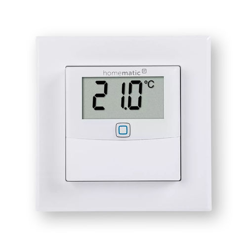 Sensor de temperatura e umidade para ambiente interno - HmIP-STHD  - Homematic IP by eQ-3 - de parede / da linha residencial / com bateria