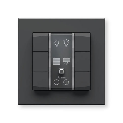 Teclado de controle para sistema de automação residencial - HMIP-WRC6-230-A - Homematic IP by eQ-3 - para luminária / para persiana interna / para sistema de alarme