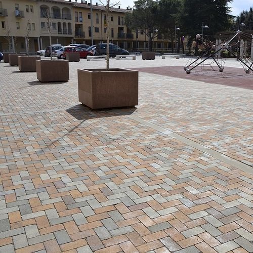 Bloco de pavimentação em concreto - TEGULA® SIX - Breinco - para ambiente externo / para pátio / para entrada