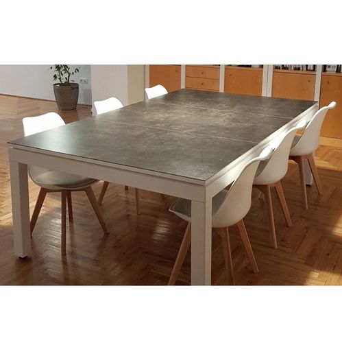 Mesa de sinuca contemporânea - ROCK REVERSO - Fusiontables - da linha residencial / da linha comercial / em madeira
