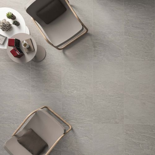 Placas de revestimento em grés porcelanato - KOBE : QUARTZ - Novoceram sas - fosca / estruturada / para ambiente interno